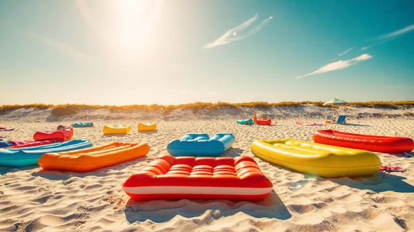 Top choix de matelas gonflables pour vos journées à la plage
